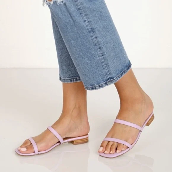 Jaggar Purple Double Straps Sandal - Picture 6 of 7